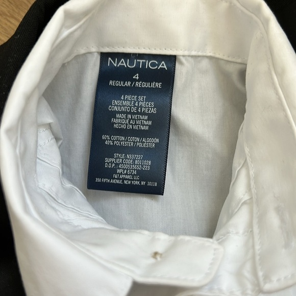 Nautica 5 Piece black Tuxedo. Size 4 - Picture 2 of 3